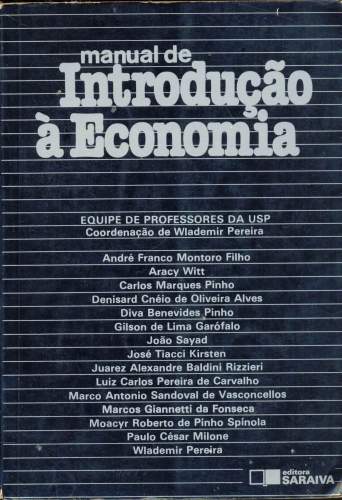 Manual de Introdução à Economia