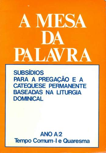 A Mesa da Palavra (Ano A/2)