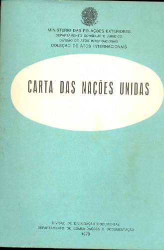 CARTA DAS NAÇÕES UNIDAS, Ministério das Relãções Exteriores nº223