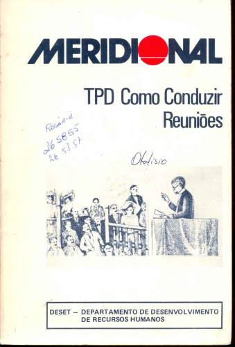 TPD Como Conduzir Reuniões