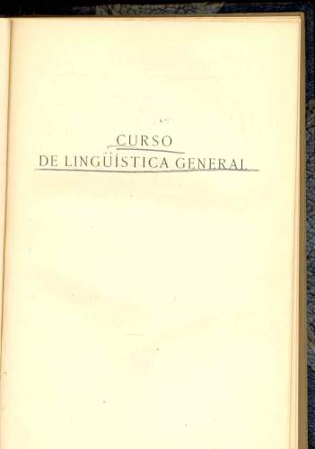 Curso de Linguística General