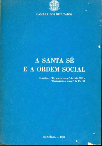 A Santa Sé e a Ordem Social