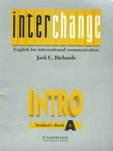Interchange - Intro Workbook A