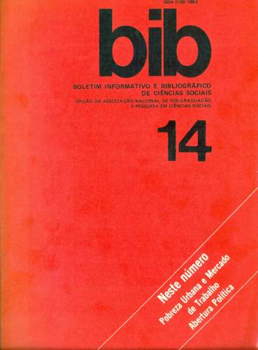 Revista Boletim Informativo e Bibliográfico de Ciências Sociais - 14