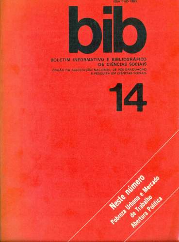 Revista Boletim Informativo e Bibliográfico de Ciências Sociais - 14