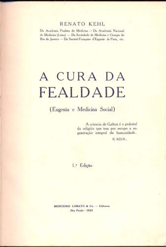 A Cura da Fealdade