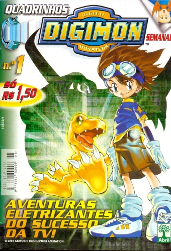 Quadrinhos Digimon - nº1