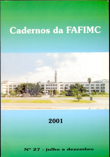 Cadernos da FAFIMC (Número 27)