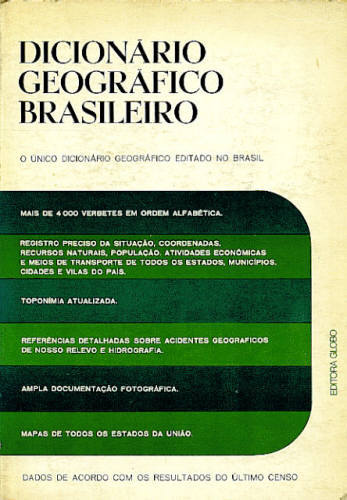 DICIONÁRIO GEOGRÁFICO BRASILEIRO
