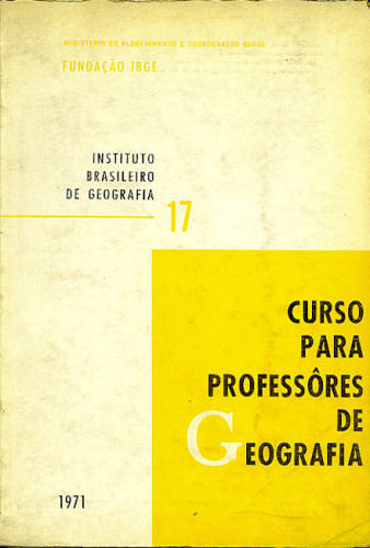 CURSO PARA PROFESSORES DE GEOGRAFIA
