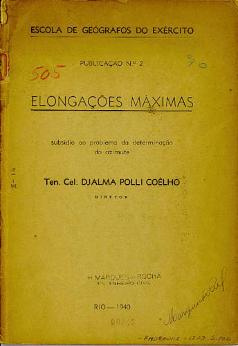 ELONGAÇÕES MÁXIMAS