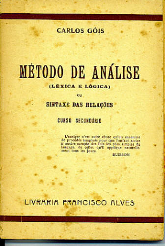 MÉTODO DE ANÁLISE