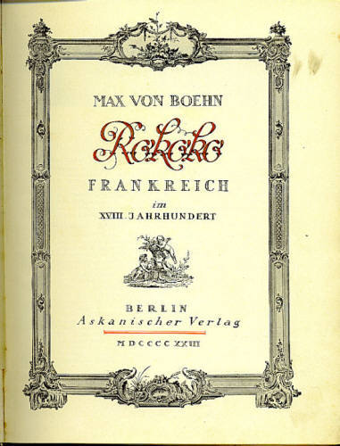 ROKOKO FRANKREICH