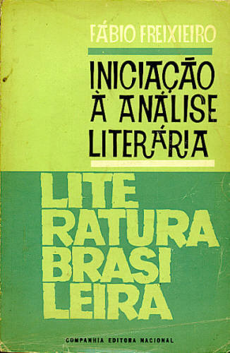INICIAÇÃO À ANÁLISE LITERÁRIA