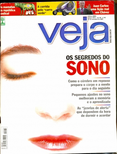 Revista Veja - Os Segredos do Sono (21 de novembro de 2007)