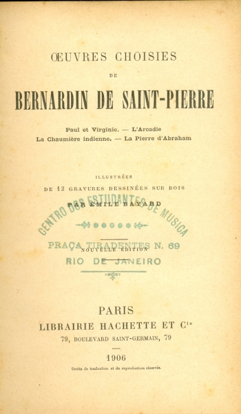 Oeuvres Choisies de Bernardin de Saint-Pierre