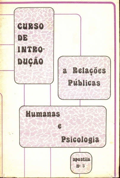 Curso de Introdução a Relações Públicas: Humanas e Psicologia (Apostila 5)