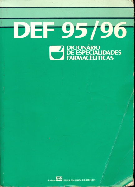 Dicionário de Especialidades Farmacêuticas 95/96