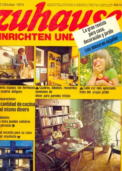 Zuhause  Einrichten und Wohnen (Número 10 oktober 1974)