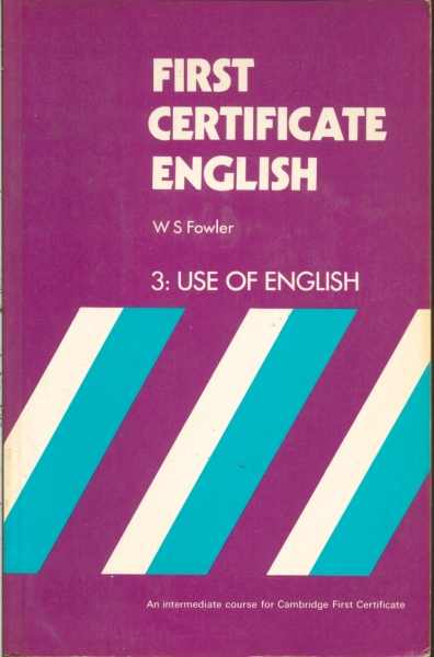 FIRST CERTIFICATE ENGLISH
