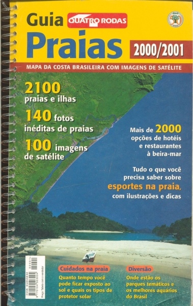 Guia Praias 2000/2001 - Mapa da Costa Brasileira com Imagens de Satélite