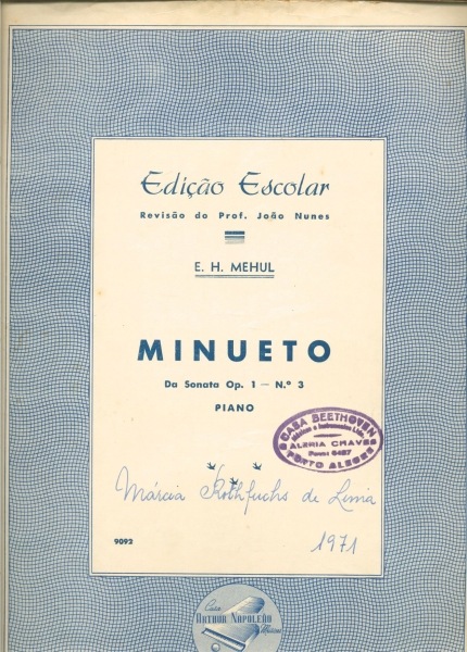 Minueto - Da Sonata Op. 1 - Nº3