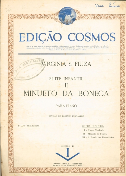 Minueto da Boneca - Para Piano (Partituras)