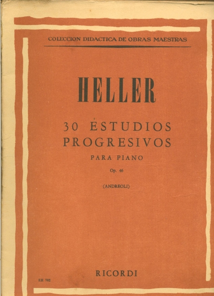 Treinta Estudios Progresivos para Piano -Op. 46