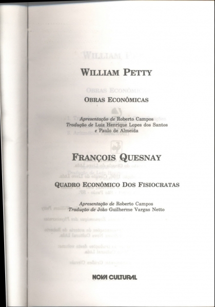 William Petty e François Quesnay