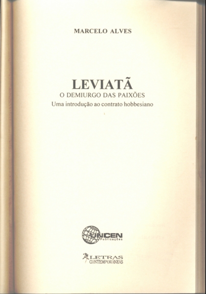 Leviatã - O Demiurgo das Paixões