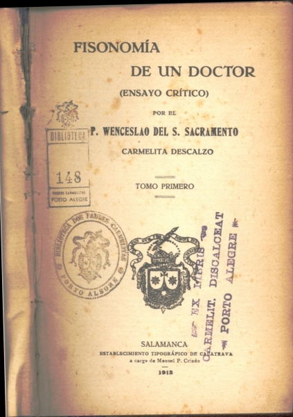 Fisonomia de un Doctor Volume I
