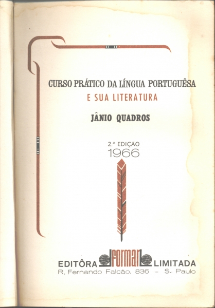 Curso Prático da Língua Portuguêsa e sua Literatura (Volume VI)