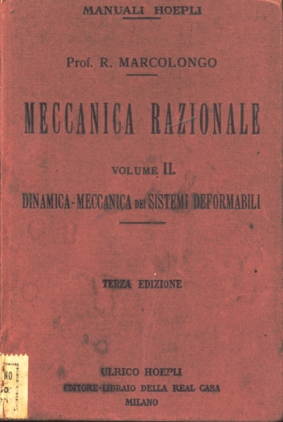 Meccanica Razionale - Volume II