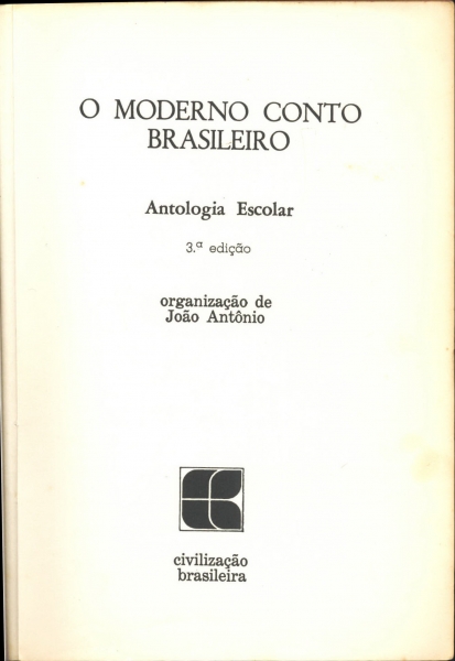 O Moderno Conto Brasileiro - Antologia Escolar