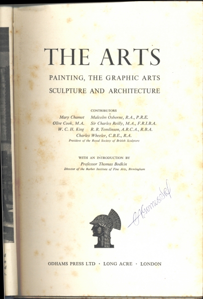 The Arts - Painting, The Graphic Arts, Sculpture and Architecture