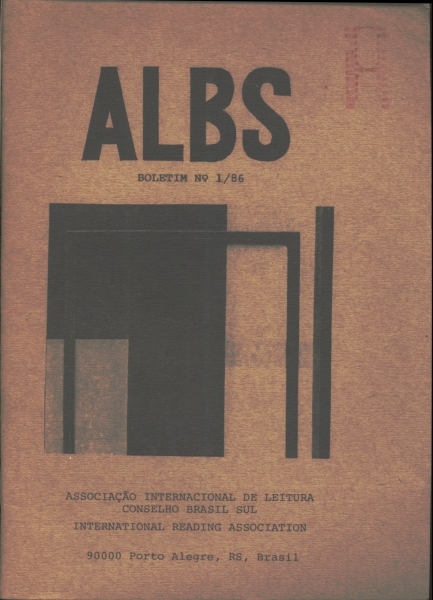 ALBS Boletim Nº 1/86 - Associação Internacional de Leitura Conselho Brasil Sul