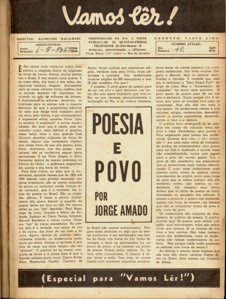 Revista Vamos Lêr! (1937)