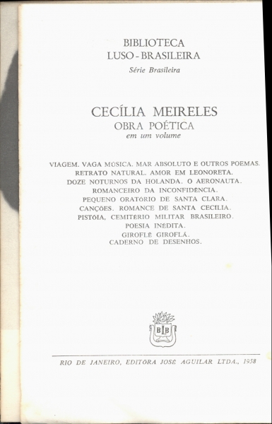 C 2416 Selo Poeta Cecília Meireles Literatura 2001