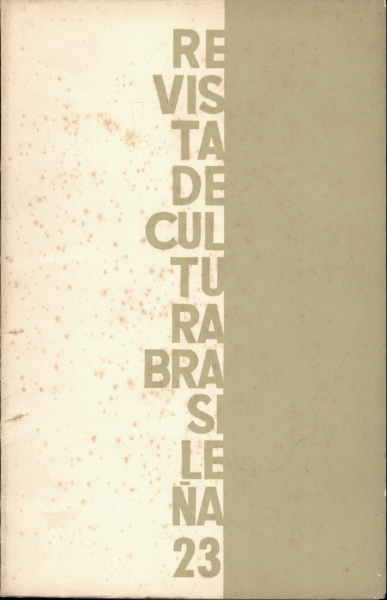 Revista de Cultura Brasileña (Tomo VI - Diciembre 1967 - Nº 23)