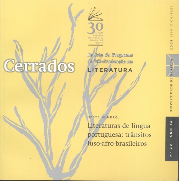 Cerrados - Revista do Programa de Pós-Graduação em Literatura nº 20/2005