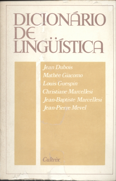 Dicionário de Linguística