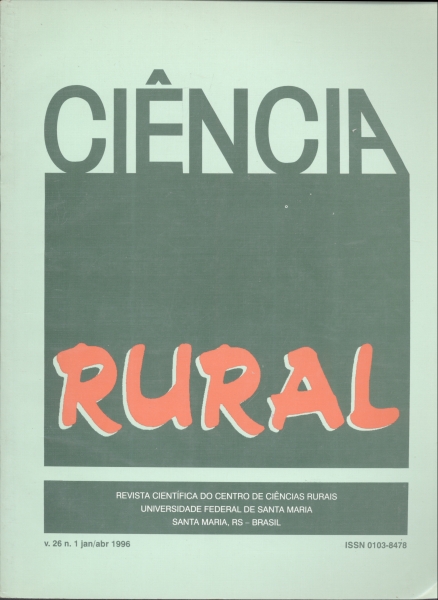 Revista: Ciência Rural - V. 26 n. 1 Jan/Abr 1996