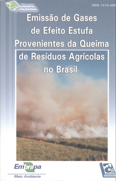 Emissão de Gases de Efeito Estufa Provenientes da Queima de Resíduos Agrícolas no Brasil