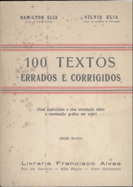 100 TEXTOS ERRADOS E CORRIGIDOS