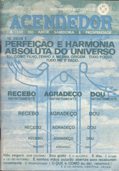Acendedor - A Luz do Amor, Sabedoria e Prosperidade nº 112 Ano XV