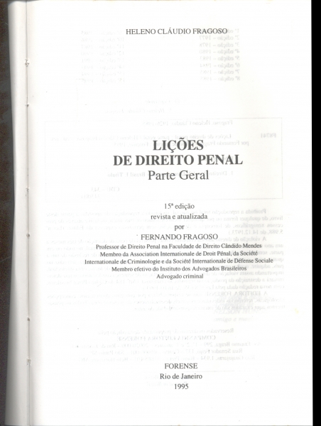 Lições de Direito Penal: Parte Geral