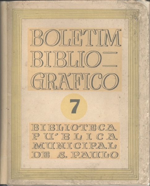 Boletim Bibliográfico n. 7 (1945)