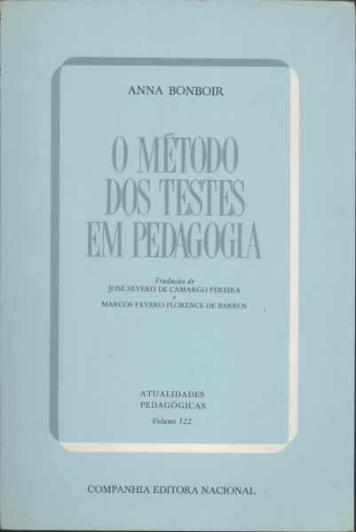 O Método dos Testes em Pedagogia