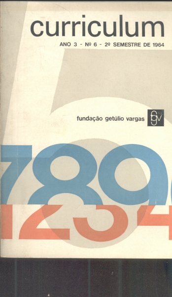 Curriculum - N°06, junho, 1964