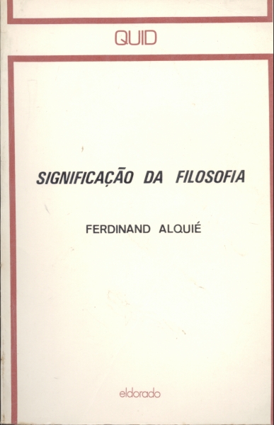 Significação da Filosofia